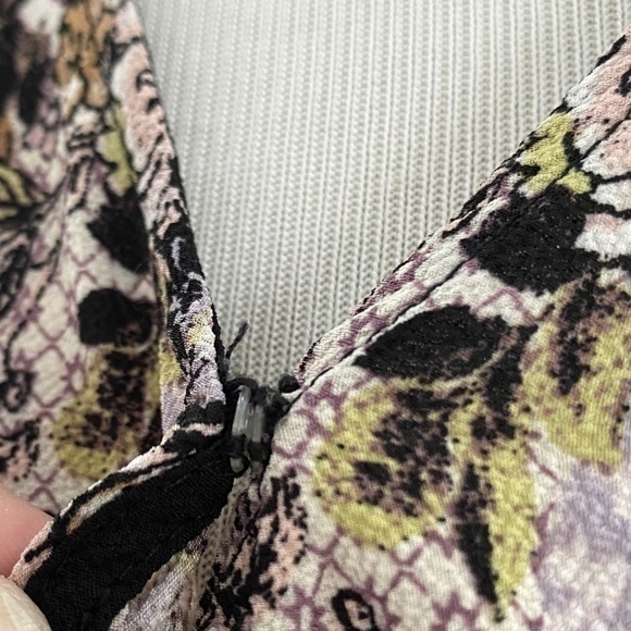 Xhilaration Boho Bell Sleeve Mini Surplice Dress S - Picture 8 of 15